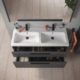 DURAVIT D-Code 2.0 Waschtischunterbau 1184 mm mit Schubkasten und Soft-Close in Weiß Matt