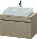 Duravit DuraStyle Waschtischunterbau 800 mm betongrau matt mit 1 Auszug und Soft-Close