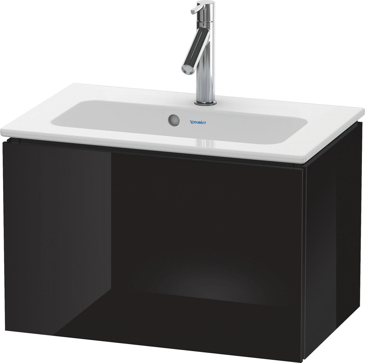 DURAVIT L-Cube Waschtischunterbau 620 mm, 1 Auszug, Weiß Matt, Wandmontage