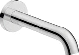 DURAVIT C.1 Wanneneinlauf 205 mm rund, Schwarz Matt, Wandmontage, mit Strahlregler