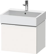 DURAVIT D-Neo Waschtischunterbau 584 mm wandhängend mit 1 Auszug, Griff Bronze, Weiß Matt