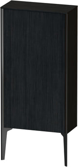 DURAVIT Halbhochschrank XViu 890 mm Eiche Schwarz matt mit Tip-on Technik