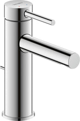 Duravit Circle Einhebel-Waschtischmischer mit Zugstange, Chrom – 117 mm Ausladung