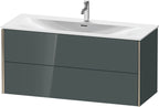 dolomiti grey hochglanz / grau / 2Schubk.,champ.matt/dolom.grey
