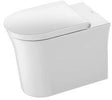 DURAVIT Stand-WC White Tulip 580 mm spülrandlos, Abgang waagerecht, weiß