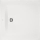 DURAVIT Sustano Duschwanne 800x800x30 mm Mineralguss Weiß Matt – Quadratisch, Bodenbündig