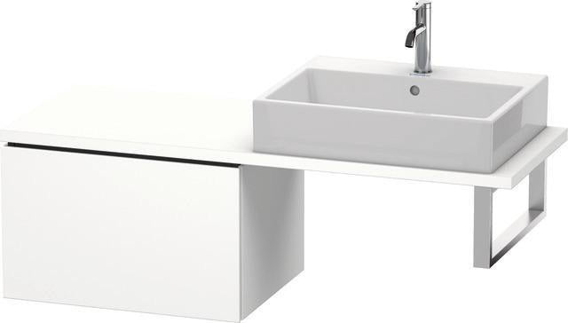 Duravit L-Cube Unterschrank 620 mm taupe supermatt mit 1 Auszug und Dämpfung