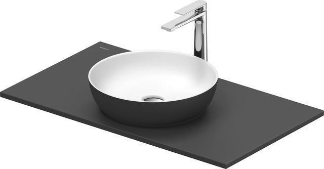 DURAVIT Sivida Waschtischset 880x500 mm mit Konsole, Aufsatzbecken, medizinische Ausführung