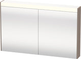 Duravit Brioso Spiegelschrank 1220 mm Weiß matt – LED-Beleuchtung, 2 Türen, Soft-Close