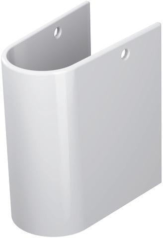 Duravit Halbsäule Starck 3 von Philippe Starck – Keramik, weiß, 315x170x320 mm