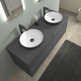 DURAVIT Sivida Aufsatzwaschtisch 400 mm rund DuroCast Plus ohne Überlauf