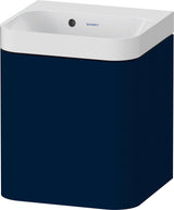 DURAVIT Happy D.2 Waschtischset 400 mm mit Unterschrank Nachtblau Seidenmatt, 1 Tür rechts