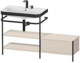 Duravit Happy D.2 Plus Waschtischunterbau 1400 mm mit Metallkonsole supermatt