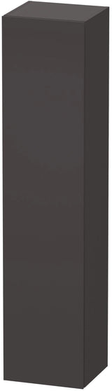 Duravit Hochschrank L-Cube 363x400x1760mm, 1 Tür rechts, graphit matt – Wandhängend mit Soft-Close