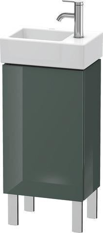 Duravit L-Cube Waschtischunterbau 582x364x241mm betongrau matt, Anschlag links, 1 Tür