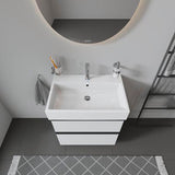 Duravit Waschtisch Vero Air 700 mm mit Überlauf und Hahnlochbank, weiß