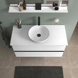 DURAVIT Sivida Aufsatzwaschtisch 400 mm rund DuroCast Plus ohne Überlauf