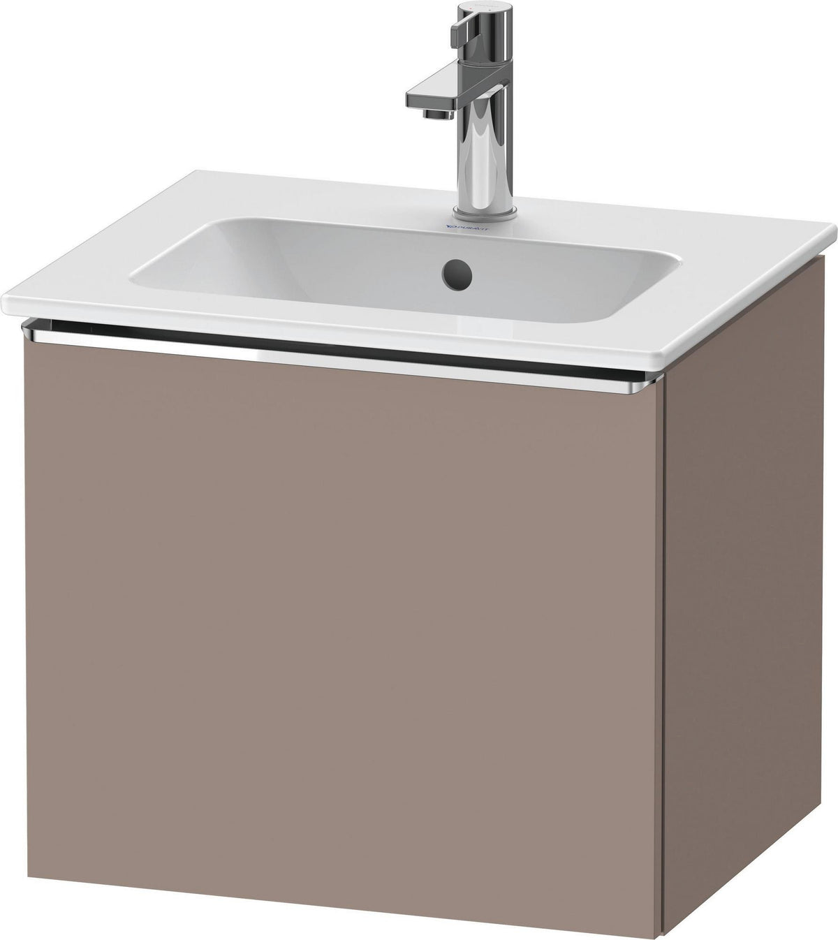 DURAVIT D-Neo Waschtischunterbau 510 mm Eiche Schwarz Matt mit Bronze Griff