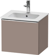 DURAVIT D-Neo Waschtischunterbau 510 mm Eiche Schwarz Matt mit Bronze Griff
