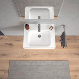DURAVIT Waschtisch Soleil by Starck 600 mm Weiß mit Überlauf und Hahnlochbank