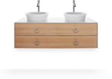 DURAVIT White Tulip Aufsatzbecken 430 mm weiß ohne Überlauf mit WonderGliss