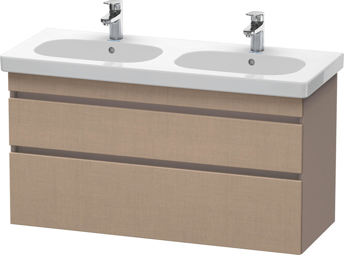 Duravit DuraStyle Waschtischunterbau 1150 mm, 2 Schubkästen, weiß matt – wandhängend