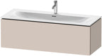 taupe matt / Spanplatte / 1 Auszug