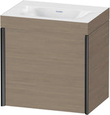 Duravit XViu Waschtischunterbauset 460 mm, 1 Tür, Eiche Schwarz, wandhängend