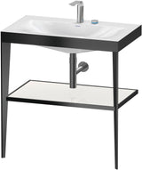 DURAVIT XViu c-bonded Waschtisch-Set mit Metallkonsole, 800 mm, apricot pearl hochglanz