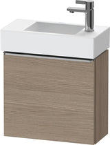 Duravit D-Neo Waschtischunterbau 484 mm Eiche Terra Matt, 1 Tür rechts, wandhängend