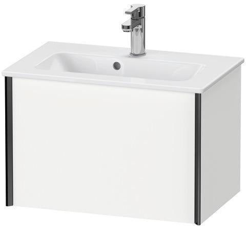 Duravit XViu Waschtischunterbau 610 mm weiß matt mit Tip-On-Technik für ME by Starck