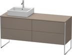 flannel grey seidenmatt / Mitteldichte Faserplatte (MDF) / grau