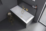 DURAVIT Stabbrause MinusFlow Rund Rain Schwarz Matt – Handbrause mit Antikalksystem, Messing