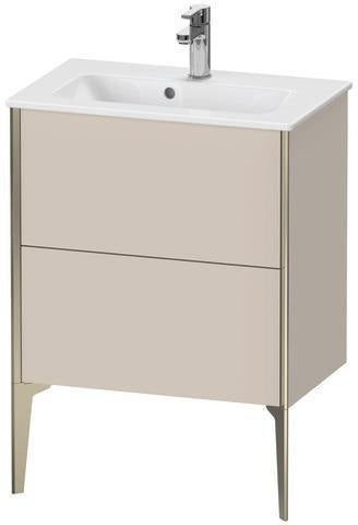 Duravit Waschtischunterbau XVIU 610x834x390mm 2 Auszüge Compact s-matt