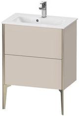 Duravit Waschtischunterbau XVIU 610x834x390mm 2 Auszüge Compact s-matt