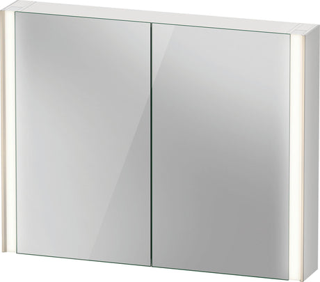 DURAVIT XViu Spiegelschrank 820 mm mit LED-Beleuchtung, Sensorschalter und Soft-Close