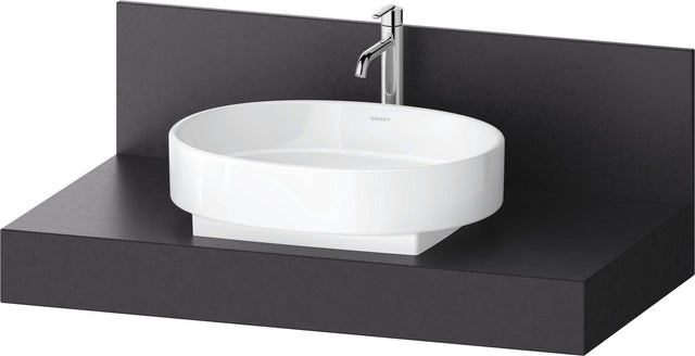 DURAVIT Balcoon Konsole 1000x550mm mit Ausschnitt mittig, Lava Struktur – Badmöbel