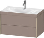 Spanplatte / sonstige / m.Viu,2Schubk.503x800x480mm 1Hl,champagner matt/basalt matt,RahmenC