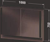 DURAVIT Qatego Spiegelschrank 600 mm mit LED-Beleuchtung und Soft-Close