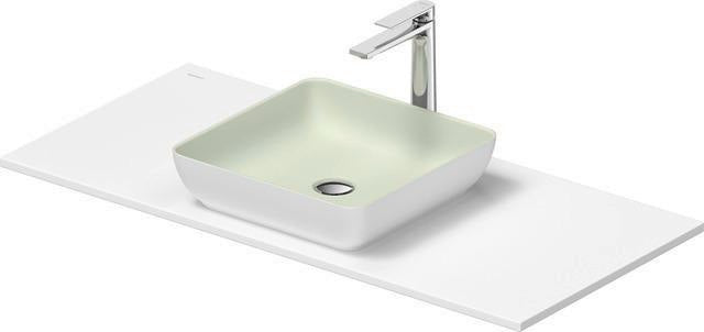 DURAVIT Sivida Waschtischset 1080x500 mm Aufsatzbecken mit Konsole, medizinische Ausführung