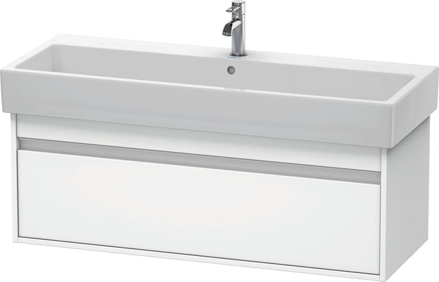 DURAVIT Ketho Waschtischunterbau 1150 mm weiß matt, 1 Auszug, wandhängend, Soft-Close