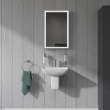 DURAVIT Halbsäule ME by Starck aus Sanitärkeramik, weiß, 280x165x280 mm, für 071945