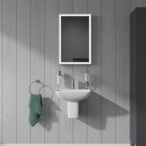 DURAVIT B.2 Einhebel-Waschtischmischer S ohne Zugstange, Chrom – Keramikmischsystem