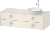 Duravit White Tulip Waschtischunterbau 1300 mm mit 2 Schubkästen und Innenbeleuchtung