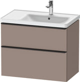 Duravit D-Neo Waschtischunterbau 784 mm Eiche Schwarz Bronze, wandhängend, 1 Auszug