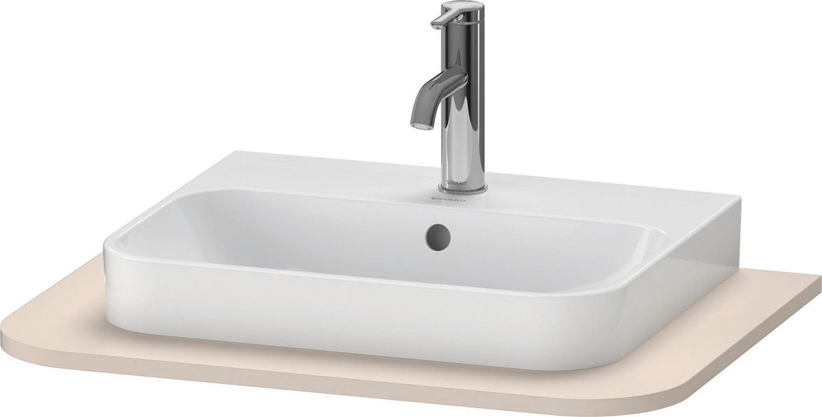 Duravit Konsole Happy D.2+ 650x480mm Weiß Hochglanz mit 1 Ausschnitt