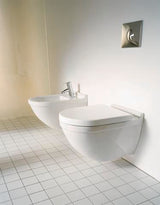 Duravit Wand-WC Starck 3 540 mm Tiefspüler spülrandlos Durafix weiß