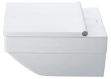 DURAVIT WC-Sitz Vero Air Weiß mit Edelstahl-Scharnieren, abnehmbar, ohne Absenkautomatik