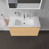 Duravit L-Cube Waschtischunterbau 1020 mm taupe matt – wandhängend, 2 Schubkästen, Tip-On