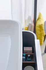 DURAVIT Möbelwaschtisch Happy D.2 1200 mm mit Überlauf, 2 Hahnlöchern und Hahnlochbank – Weiß